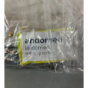 Andome Cream Messenger Bag - U-Shaped Dual Entry, Adjustable Straps, Includes Po